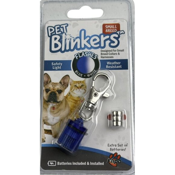 Pet Blinkers Set of 3 Small Safety Light For Small Breed Collars & Harnesses - Picture 3 of 3